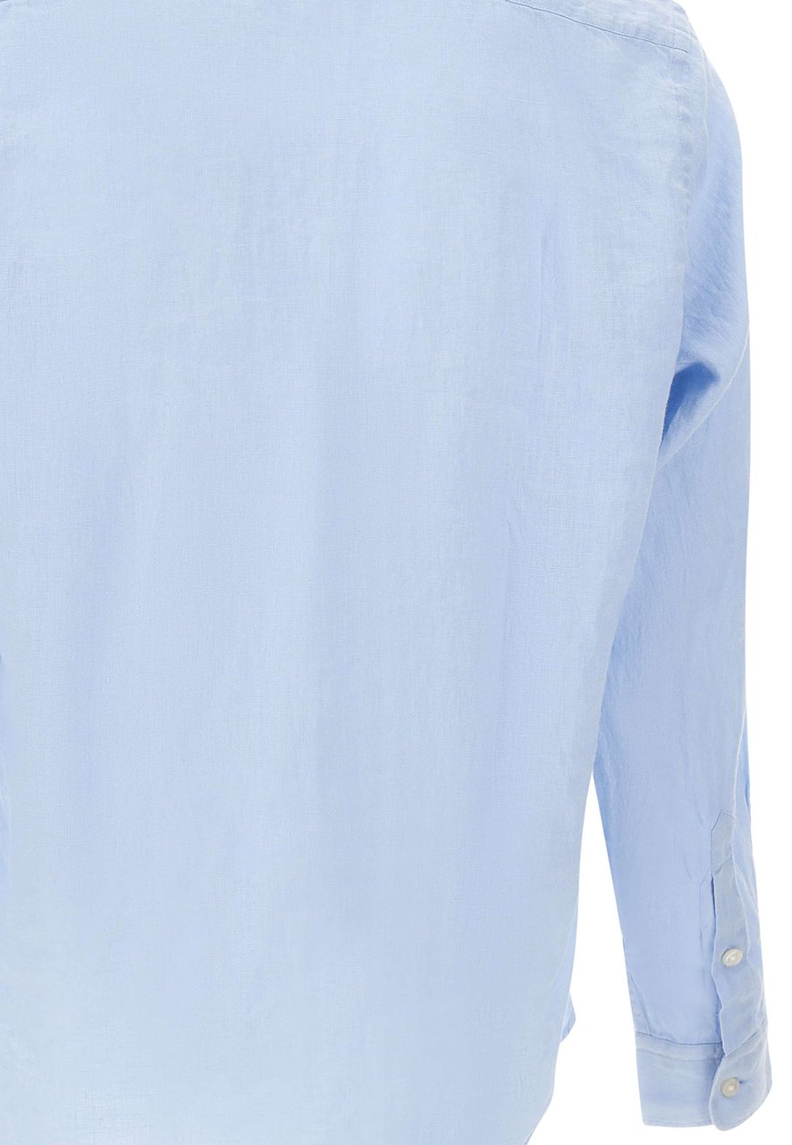 Boss Shirts Light Blue Lichtblauw