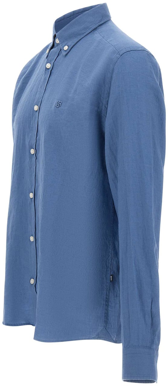 Boss Shirts Blue Blauw