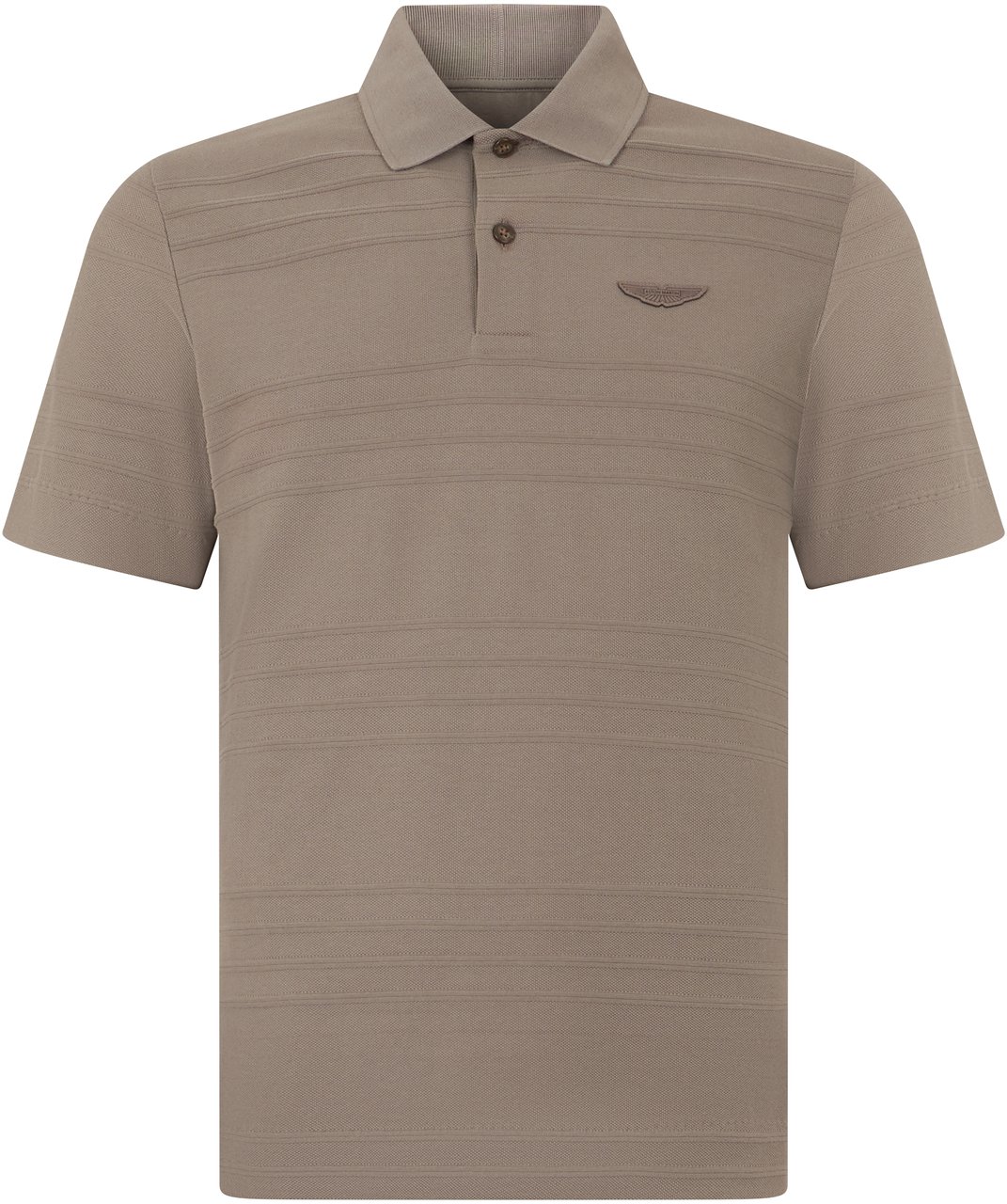 Boss Short sleeve cotton polo Bruin