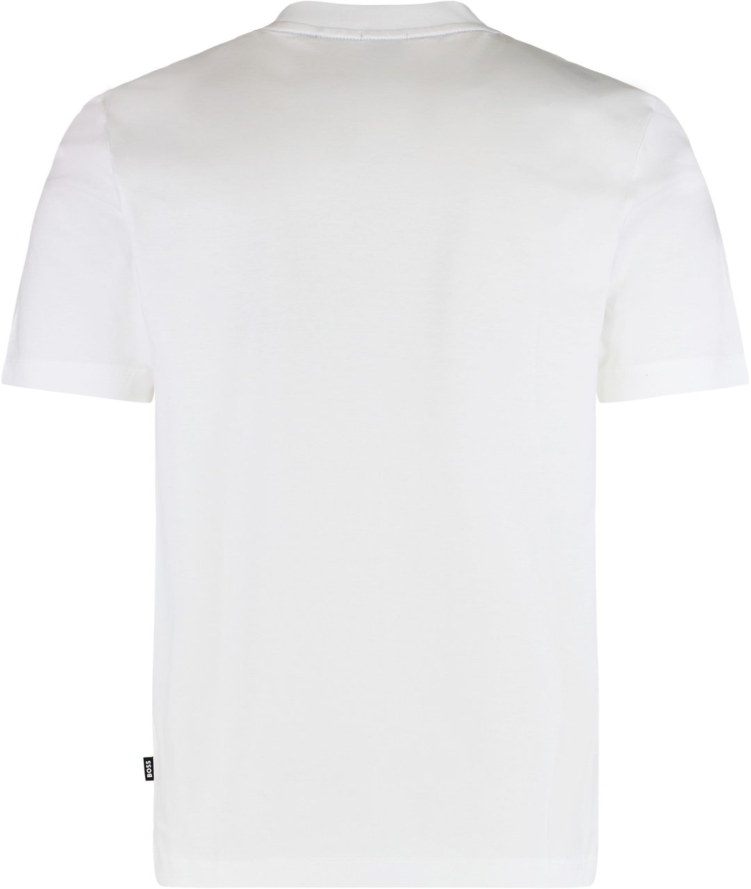 Boss Crew neck T-shirt in cotton Wit
