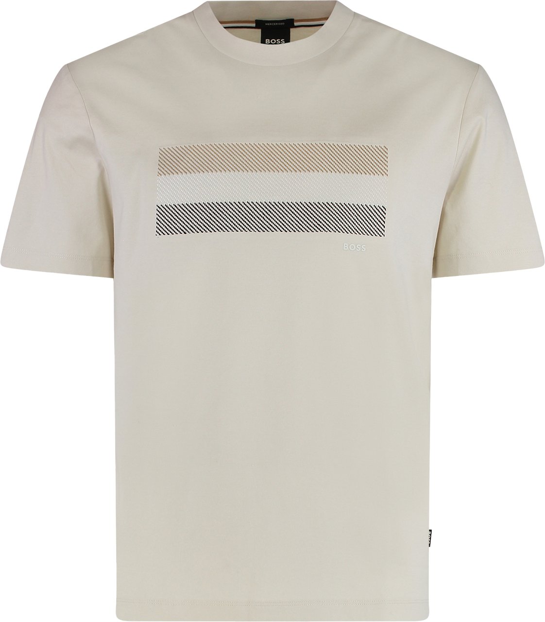 Boss Crew neck T-shirt in cotton Neutraal