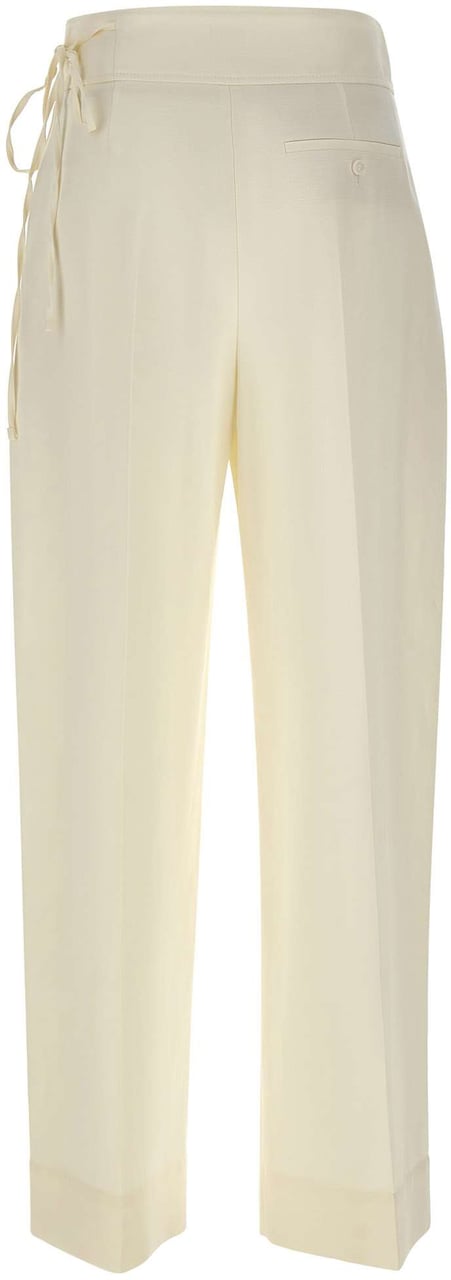 Boss Trousers White Wit