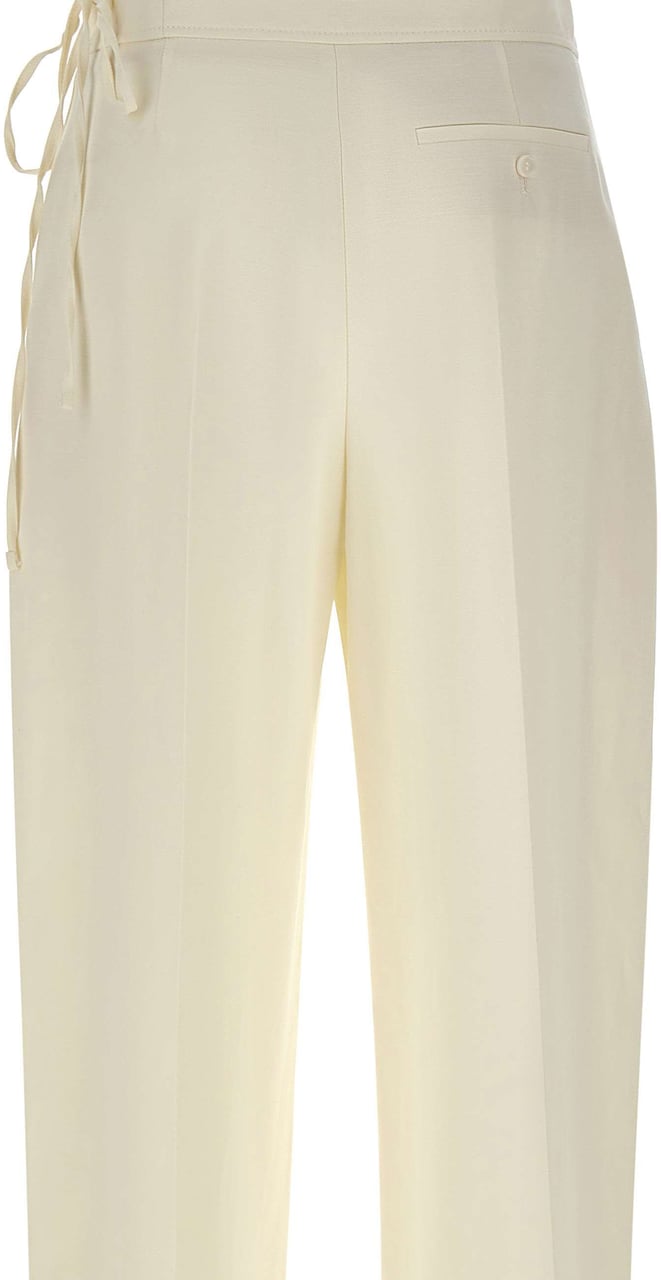 Boss Trousers White Wit