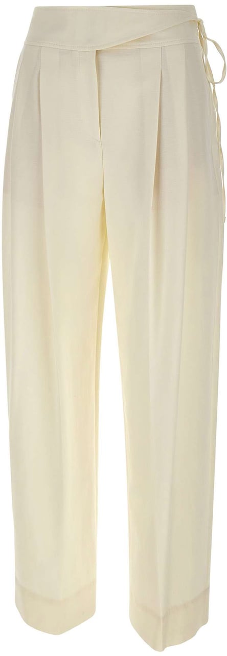 Boss Trousers White Wit