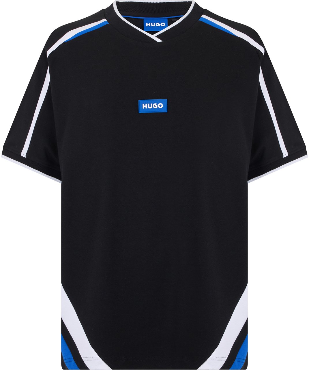 Boss Regular fit cotton t-shirt Zwart