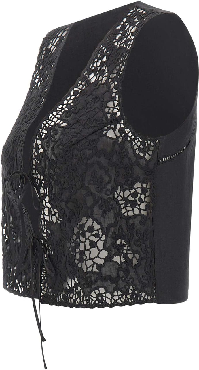Boss Top Black Zwart
