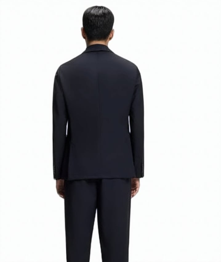 Boss P Hanry Notch Lapel Jacket Zwart