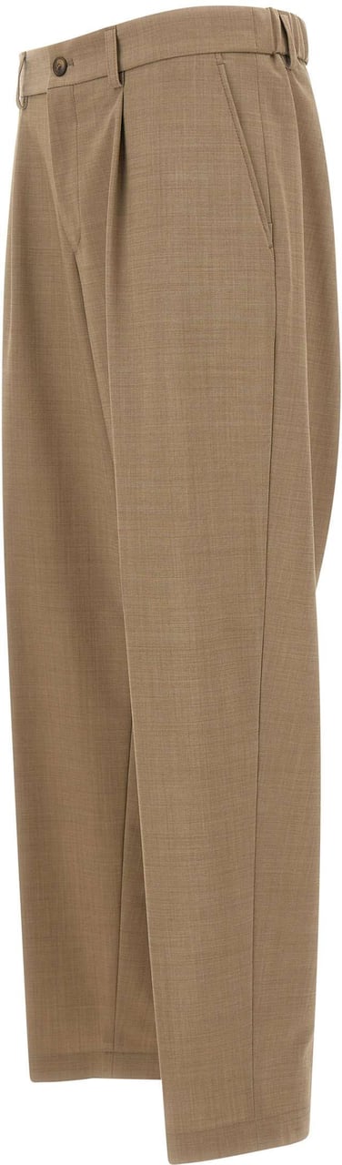 Boss Trousers Beige Beige