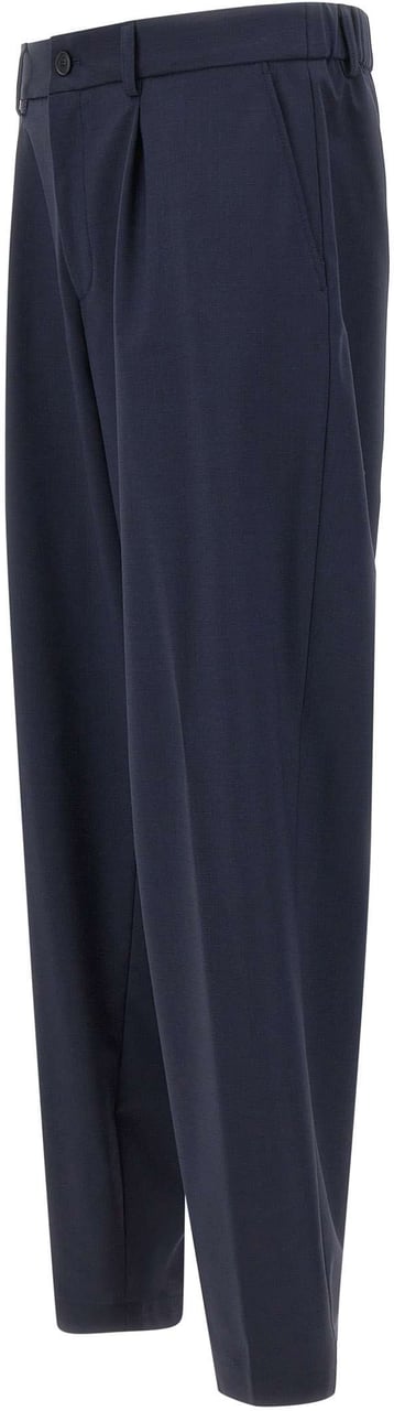 Boss Trousers Blue Blauw