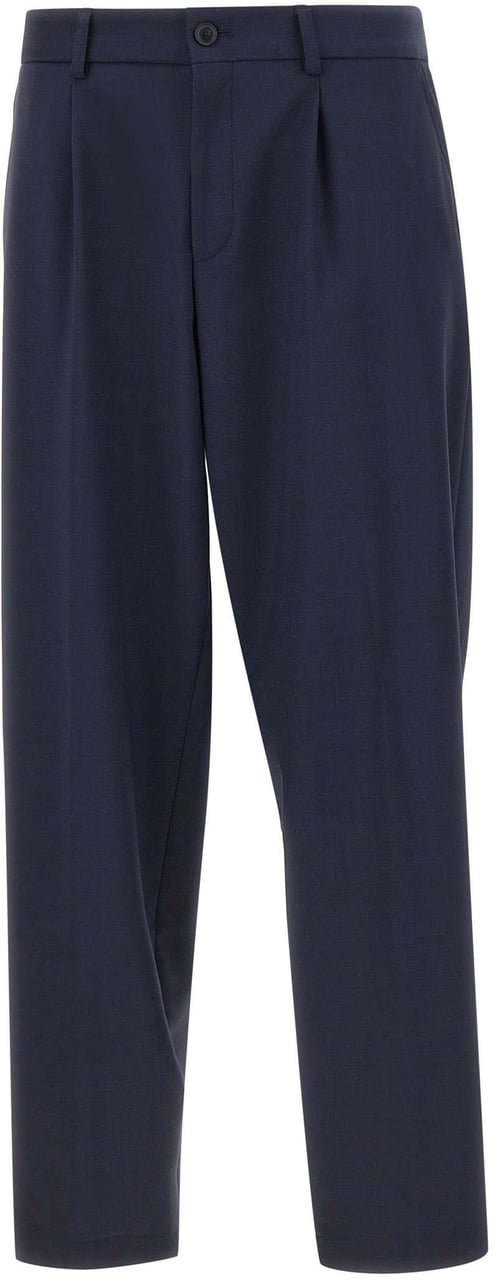 Boss Trousers Blue Blauw