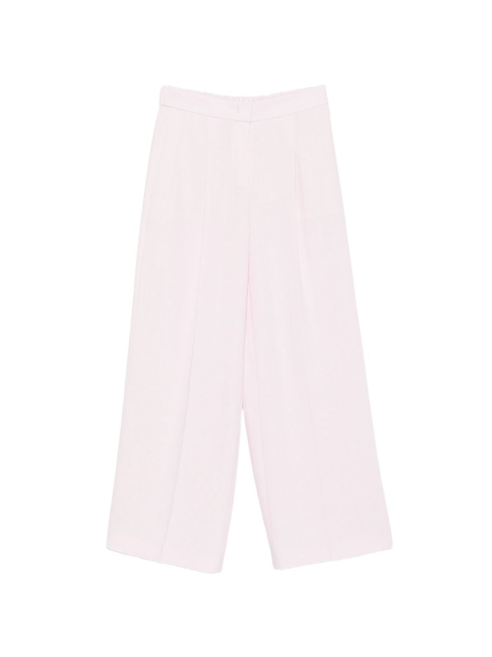 Boss High-Waisted Cropped Palazzo Pants Wit