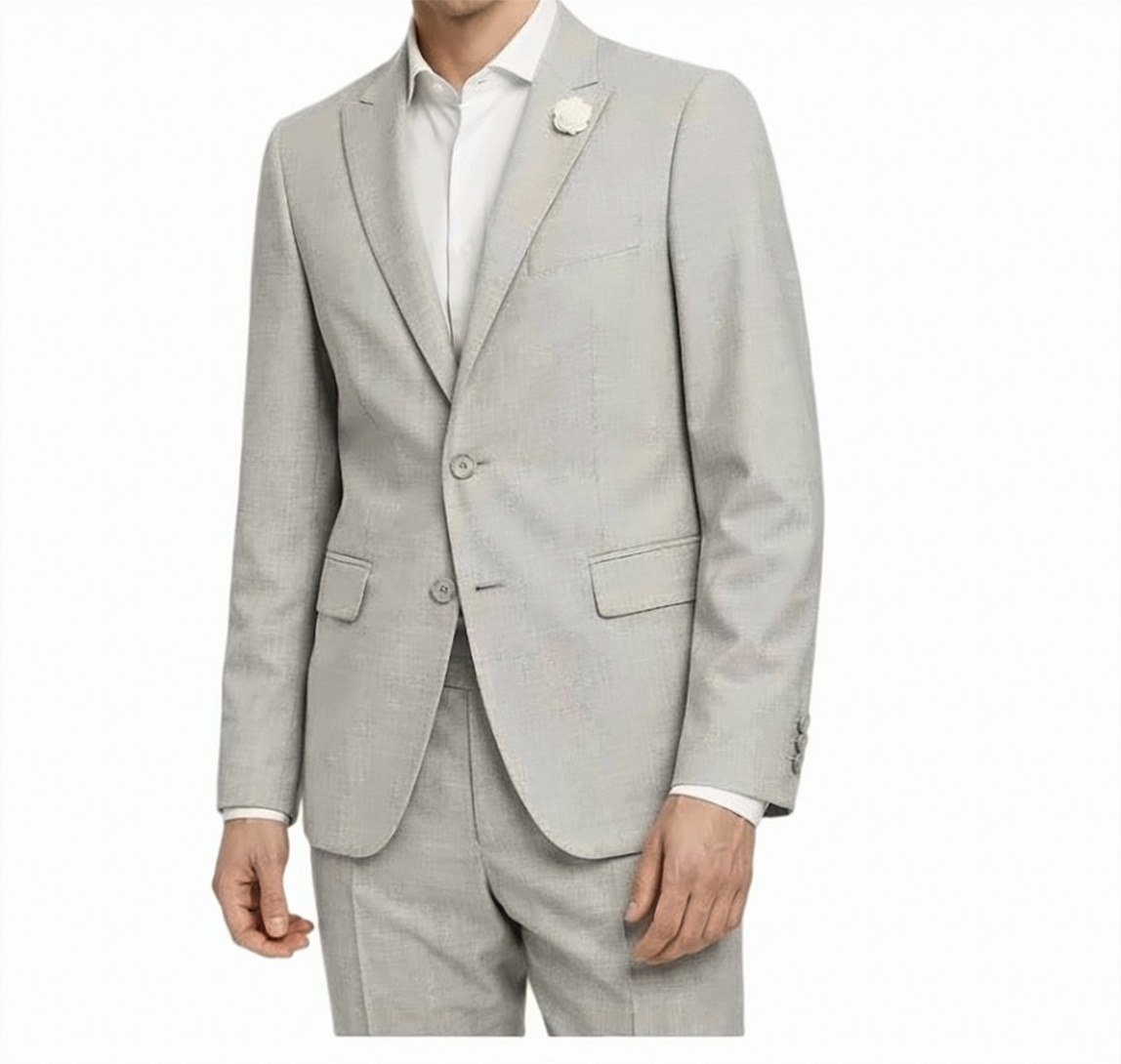 Boss H Huge Peak Lapel Jacket Grijs