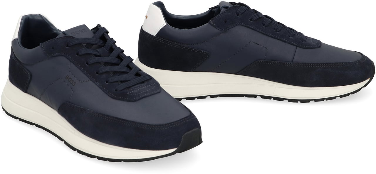 Boss Sneakers low-top Vinston Blauw