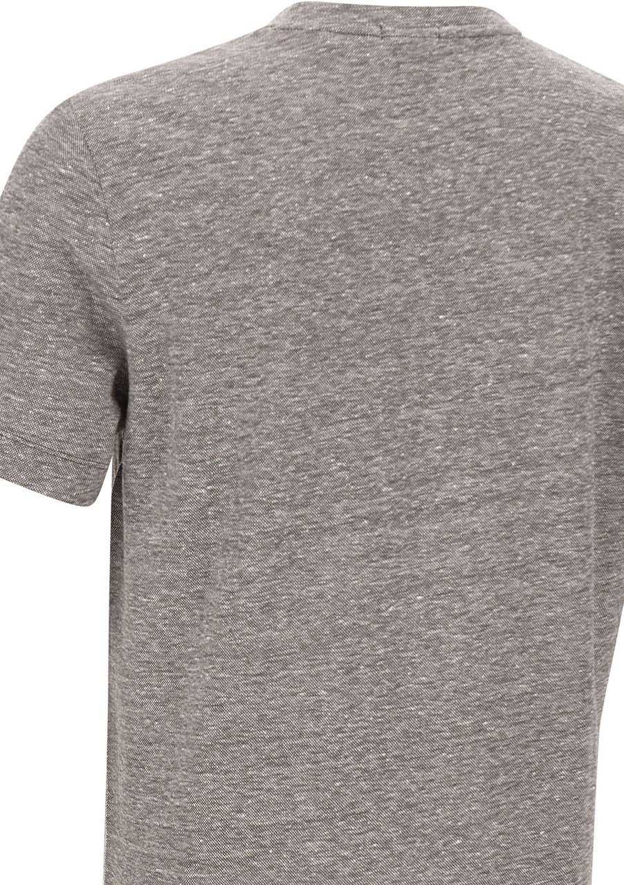 Boss T-Shirts And Polos Brown Grijs