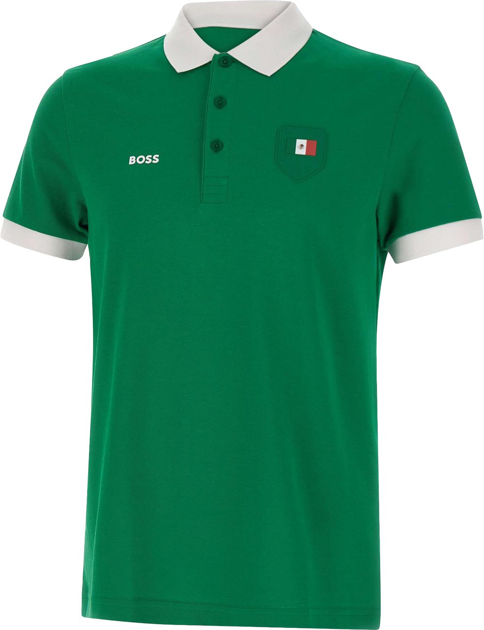 Boss T-Shirts And Polos Green Groen