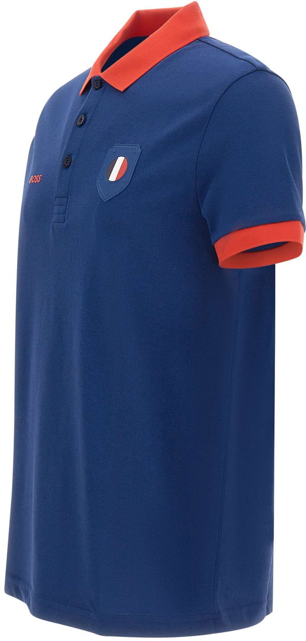 Boss T-Shirts And Polos Blue Blauw