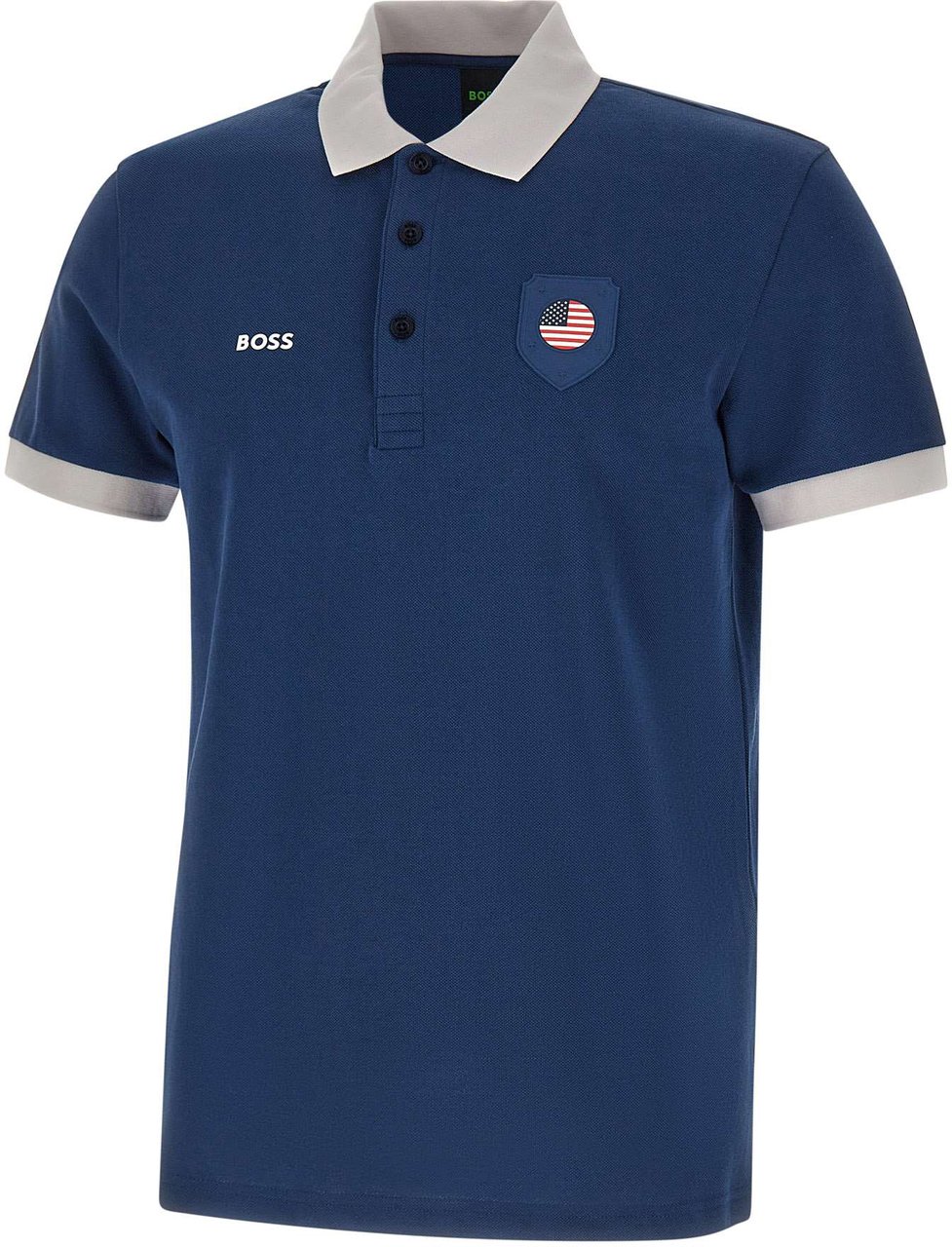 Boss T-Shirts And Polos Blue Blauw