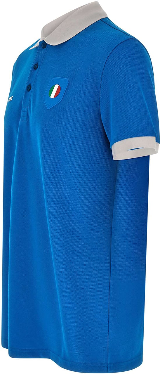 Boss T-Shirts And Polos Light Blue Blauw