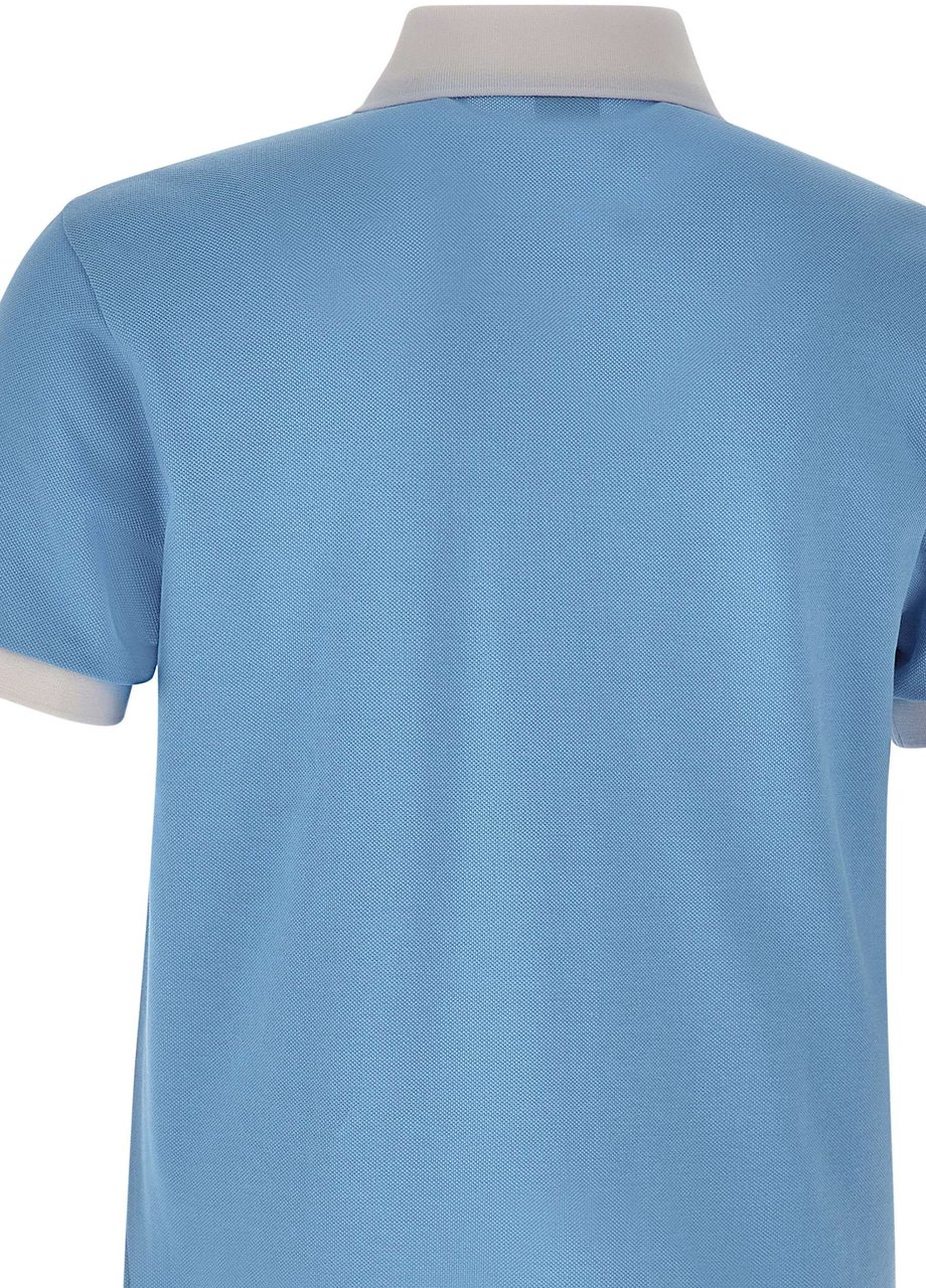 Boss T-Shirts And Polos Light Blue Lichtblauw