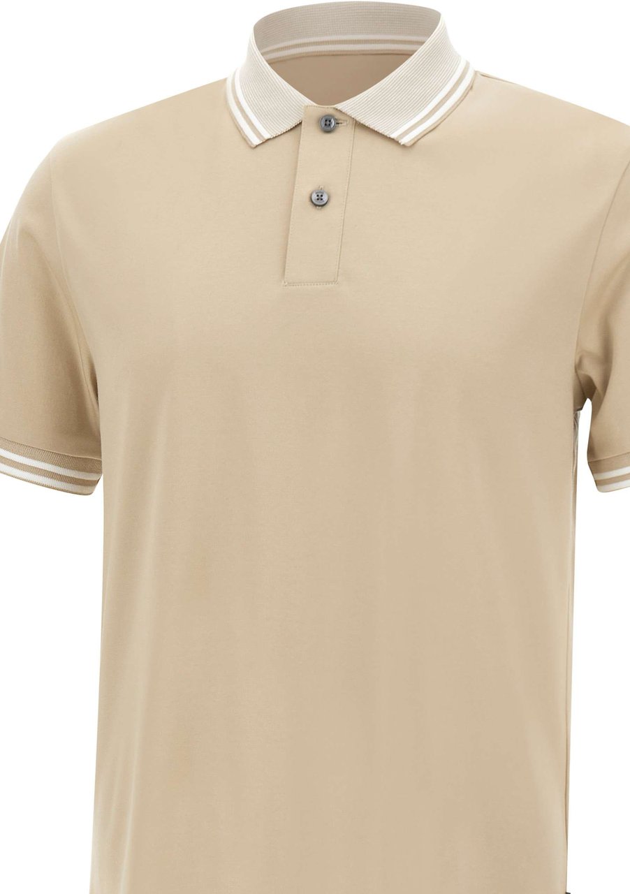 Boss T-Shirts And Polos Beige Beige