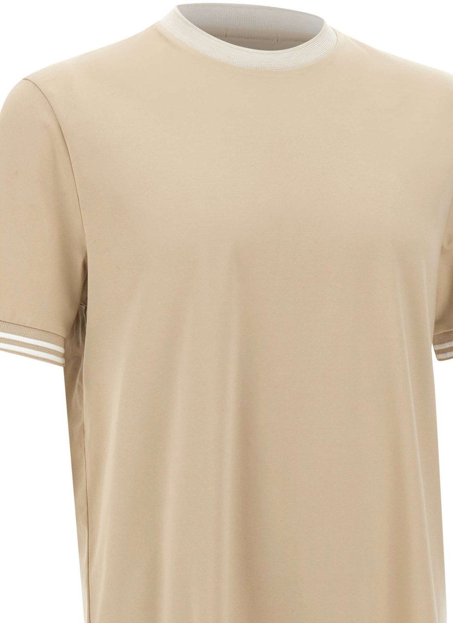 Boss T-Shirts And Polos Beige Beige