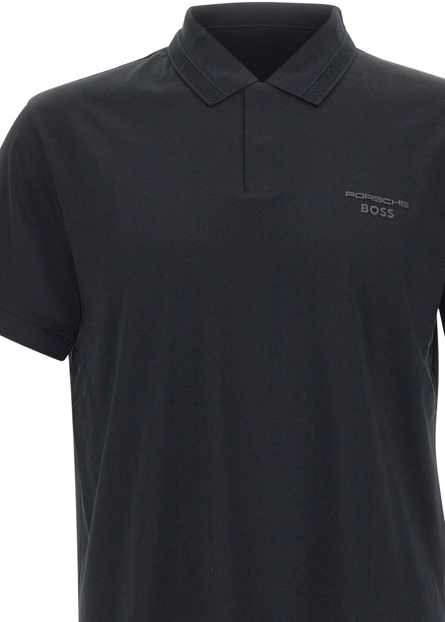 Boss T-Shirts And Polos Black Zwart