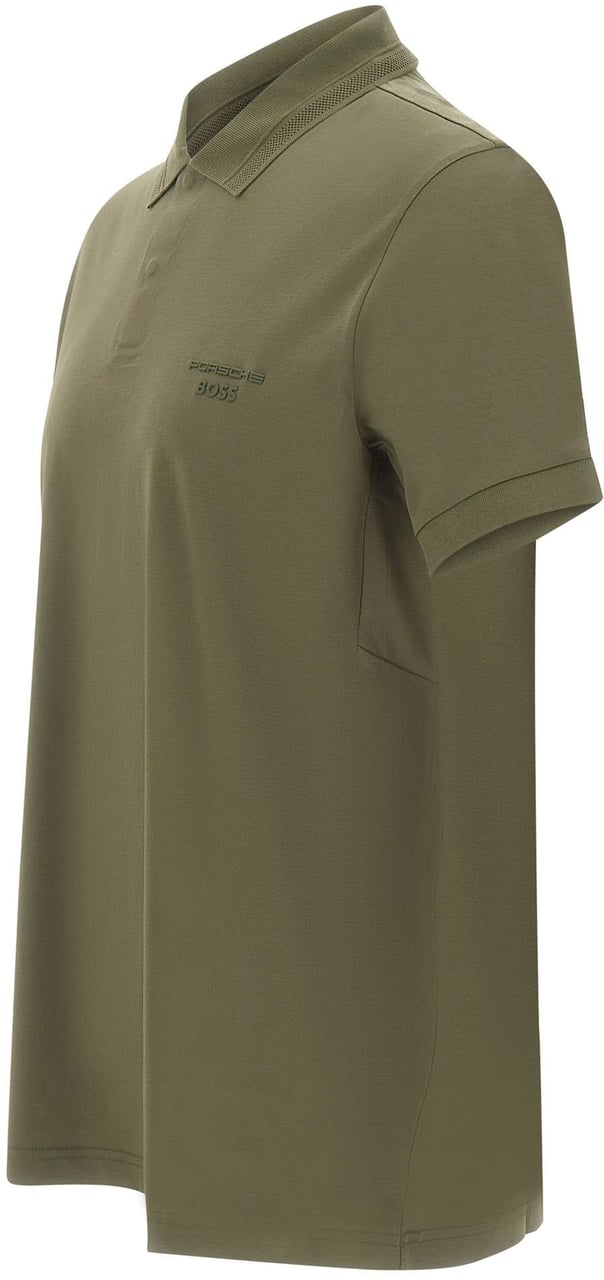 Boss T-Shirts And Polos Green Donkergroen