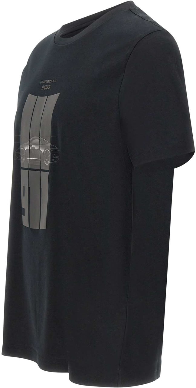 Boss T-Shirts And Polos Black Zwart