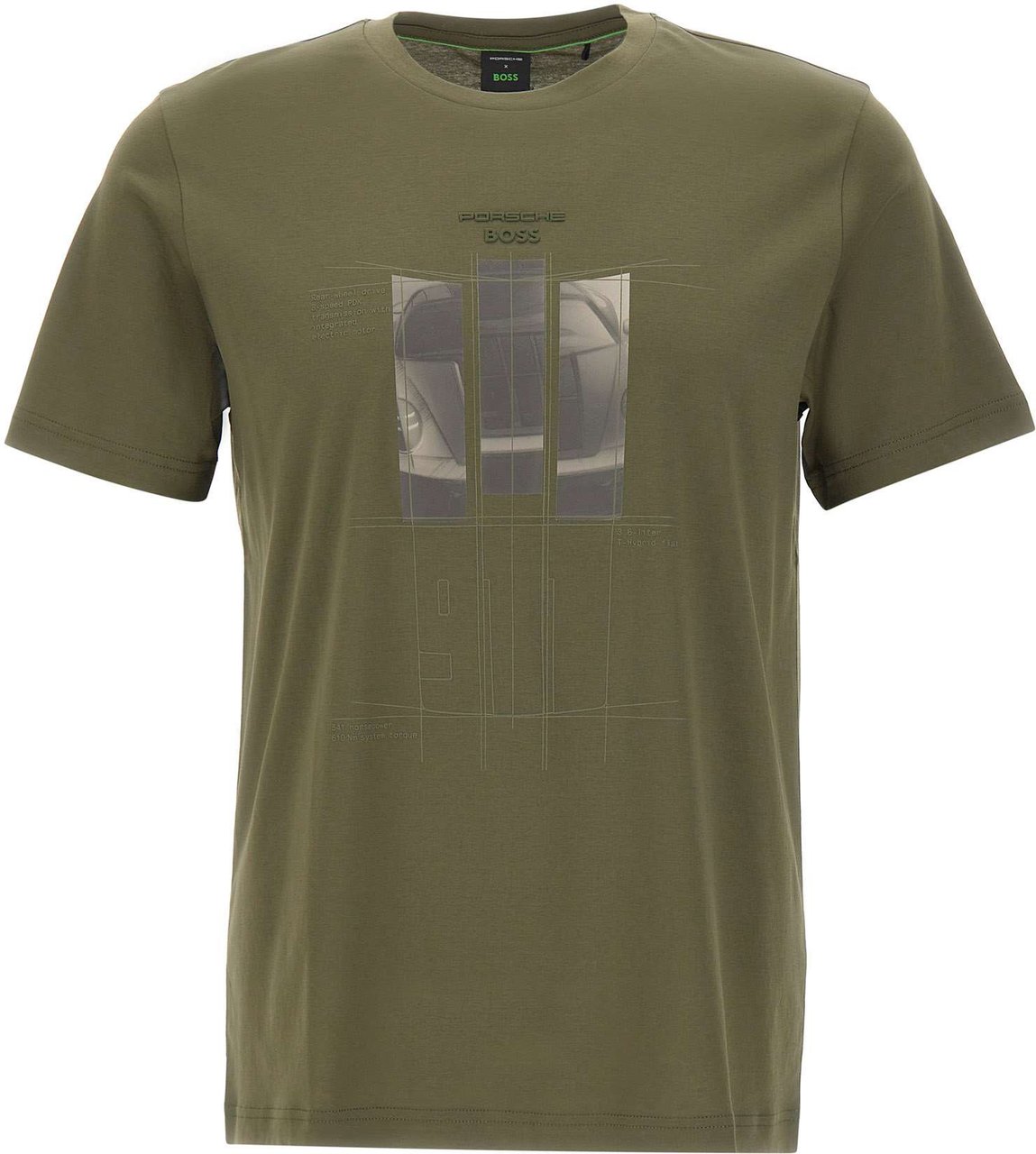 Boss T-Shirts And Polos Green Groen