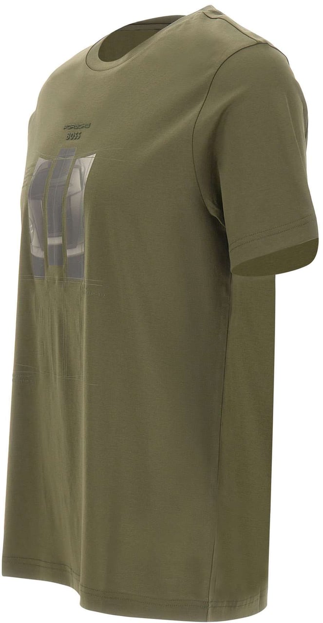 Boss T-Shirts And Polos Green Groen