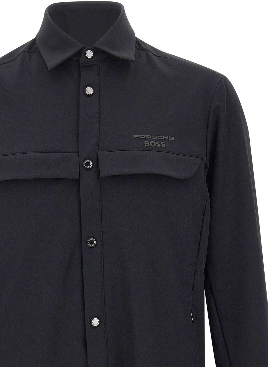 Boss Shirts Black Zwart