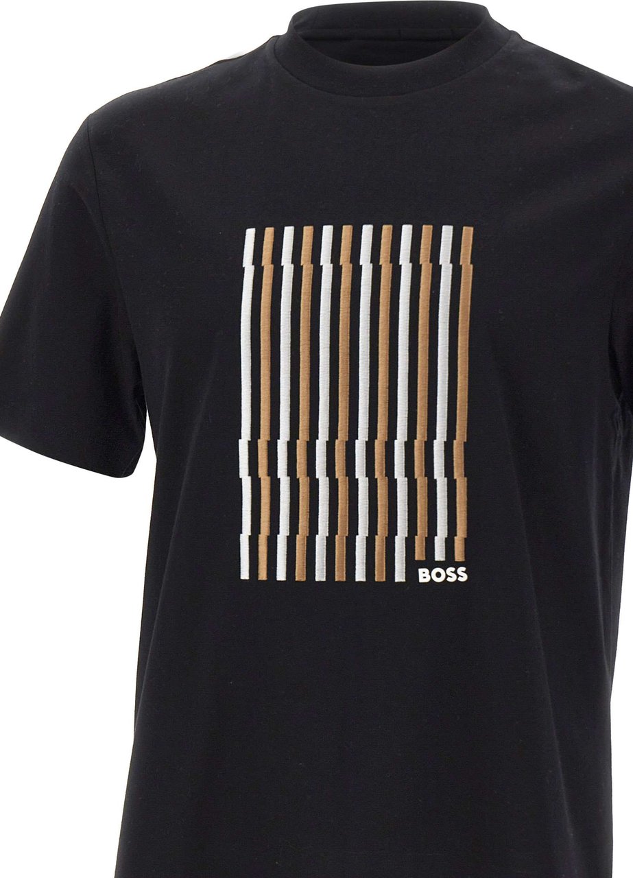 Boss T-Shirts And Polos Black Zwart