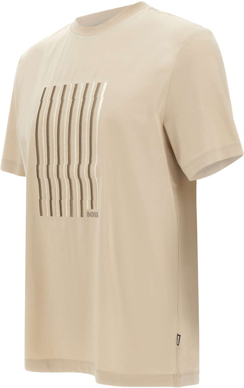 Boss T-Shirts And Polos Beige Beige