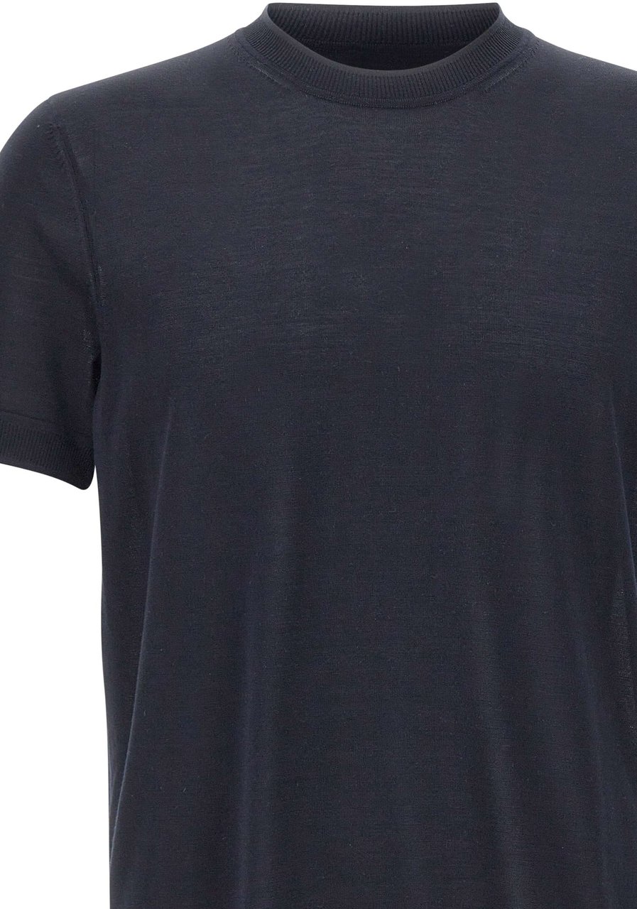 Boss Sweaters Blue Navy