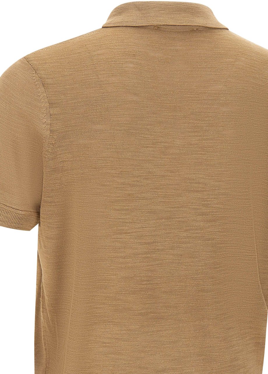 Boss T-Shirts And Polos Beige Beige