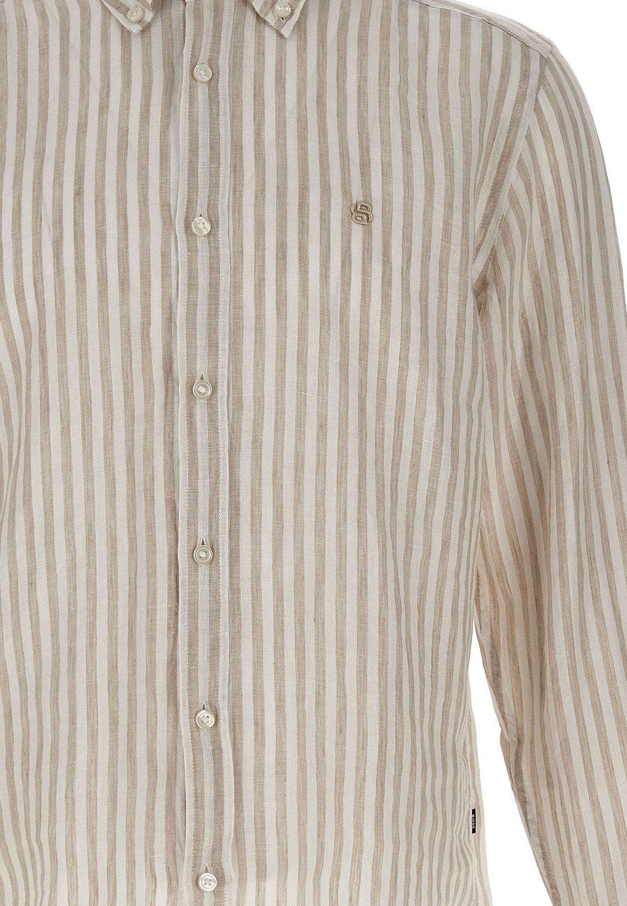 Boss Shirts Beige Beige
