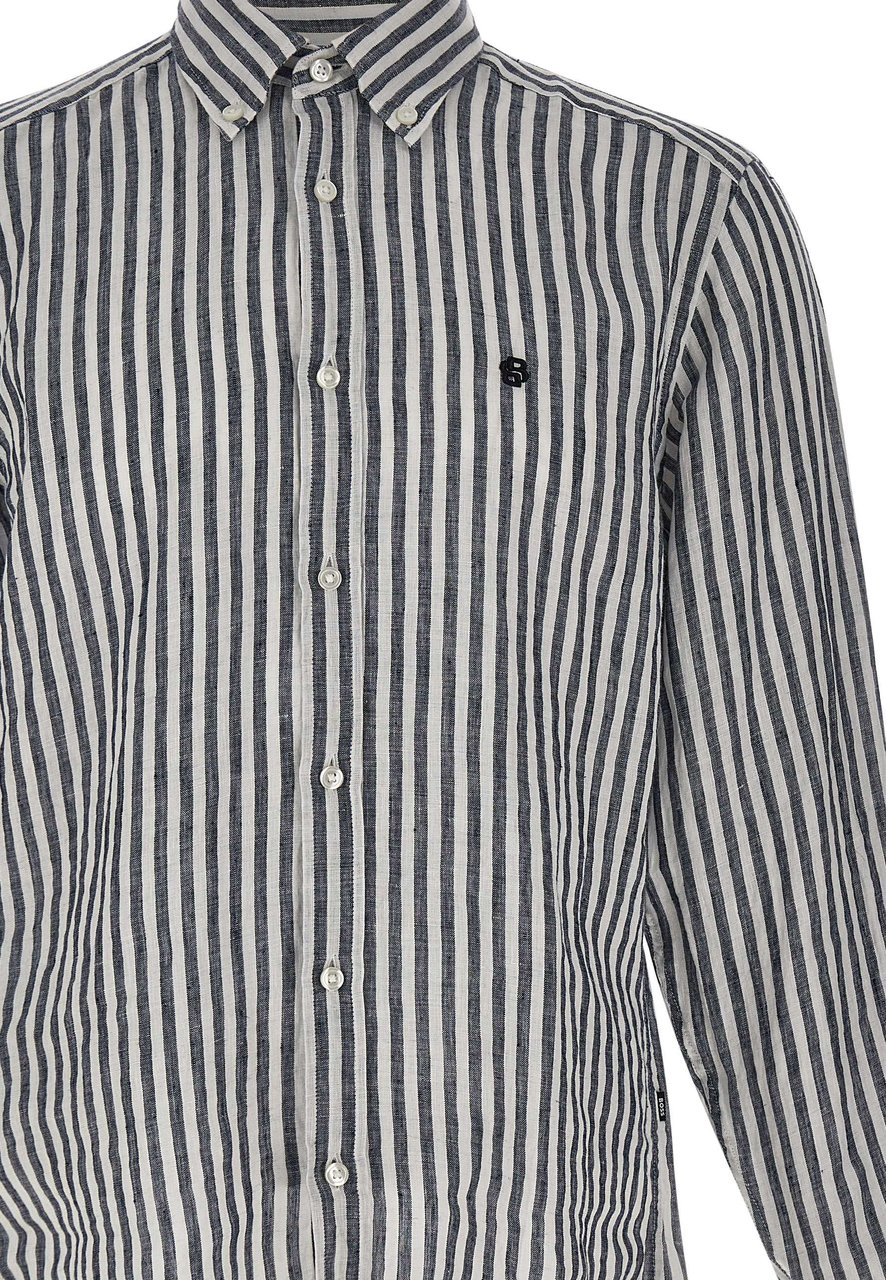 Boss Shirts Blue Navy