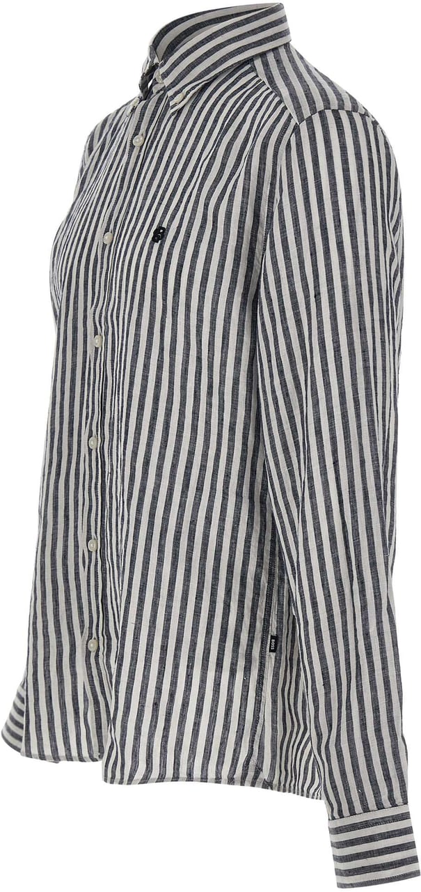 Boss Shirts Blue Navy