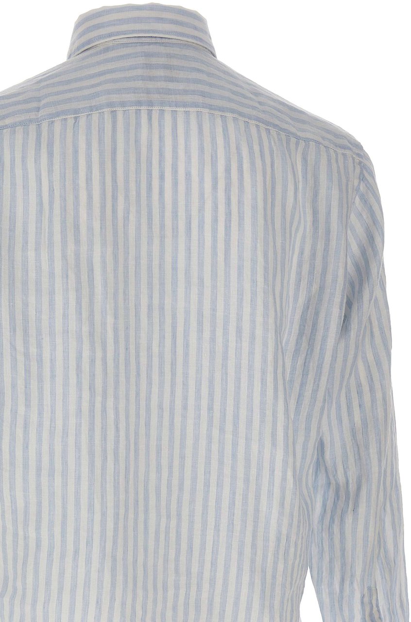 Boss Shirts Light Blue Lichtblauw