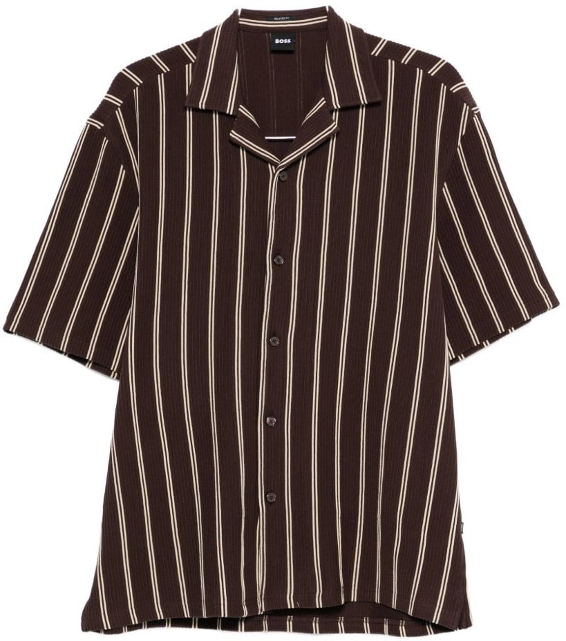 Boss Shirts Dark Brown Bruin