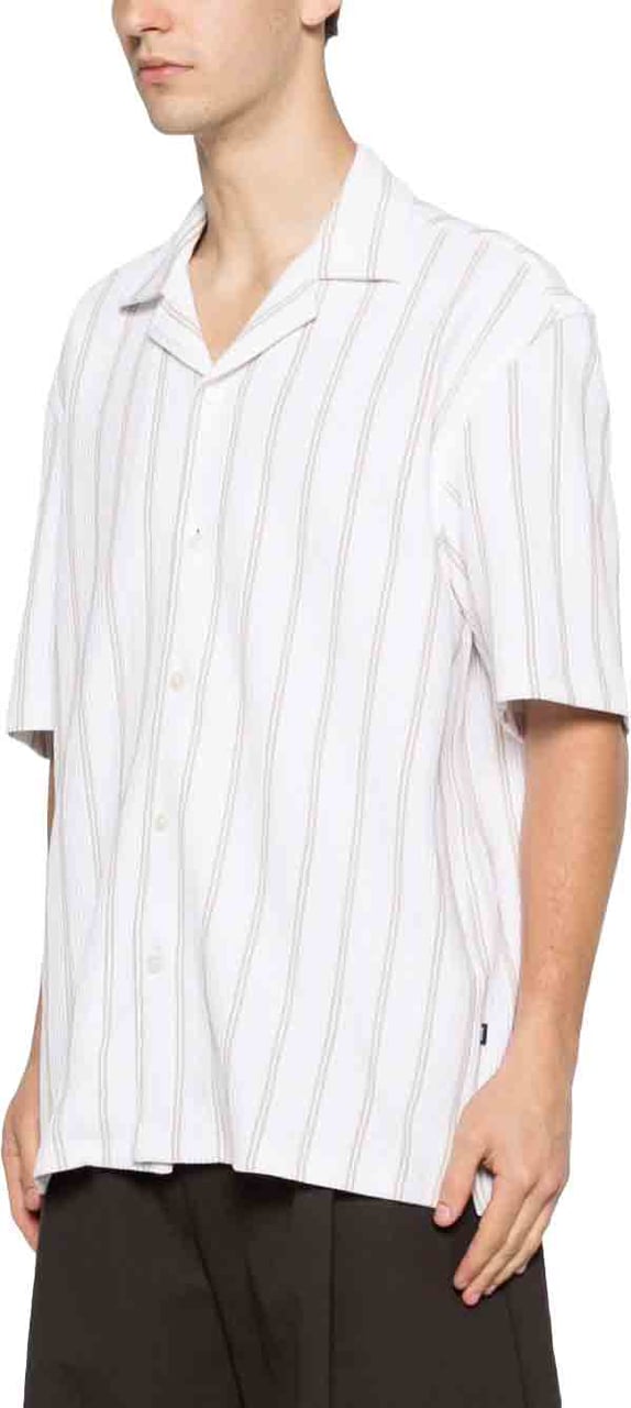 Boss Shirts Open Beige Wit