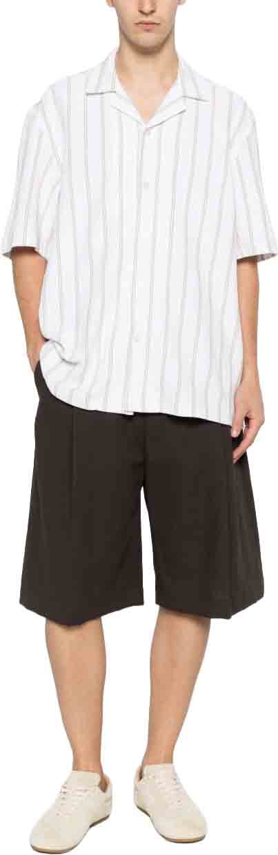 Boss Shirts Open Beige Wit