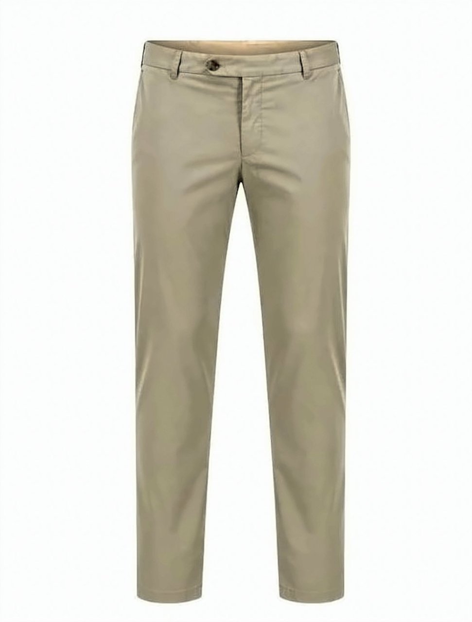 Boss Beige Concealed Slim Fit Trousers Neutraal
