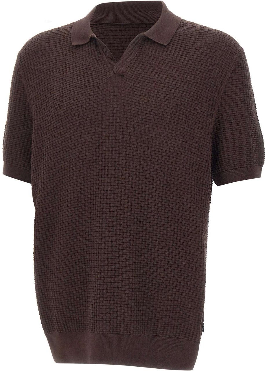 Boss T-Shirts And Polos Brown Bruin