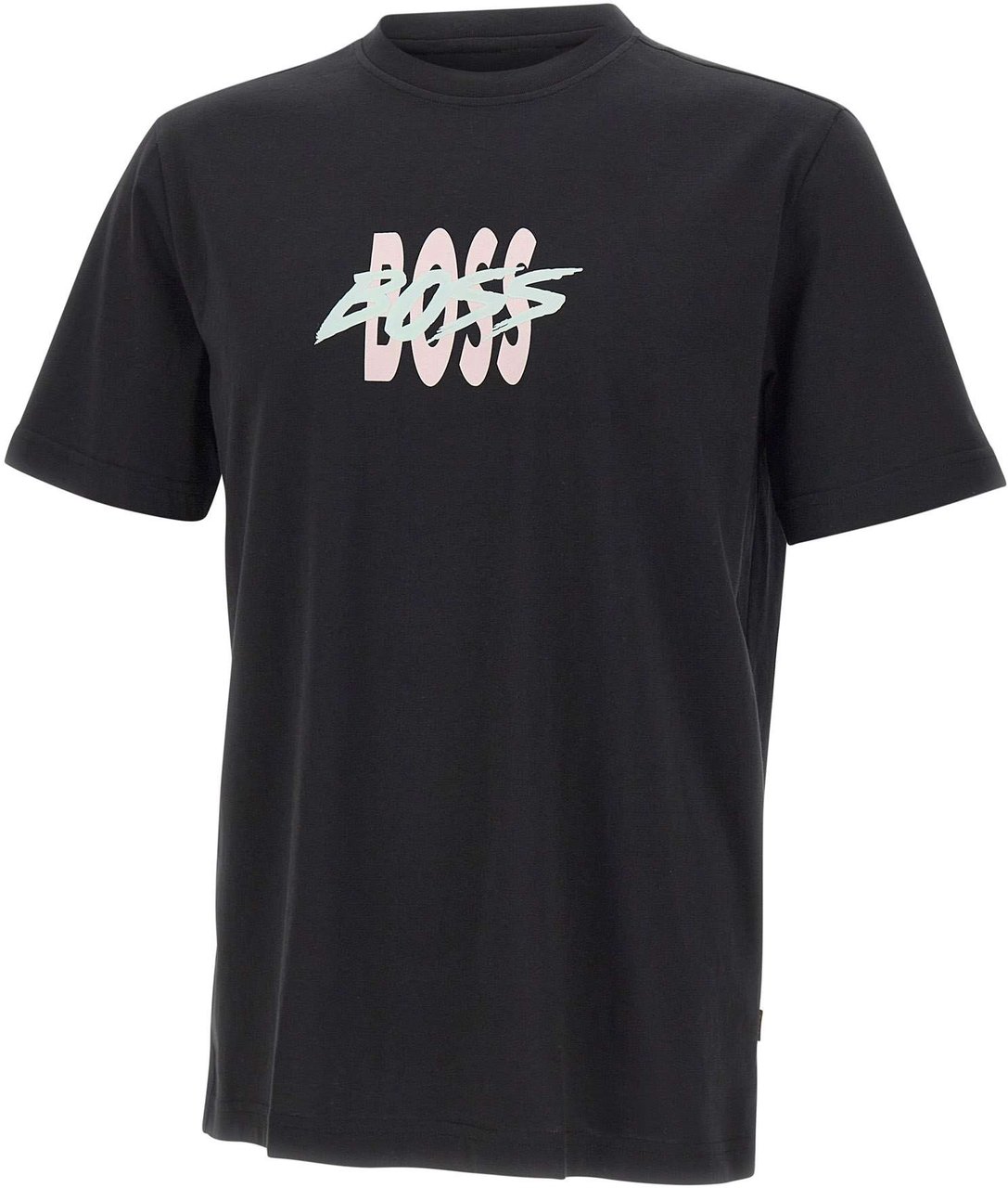 Boss T-Shirts And Polos Black Zwart