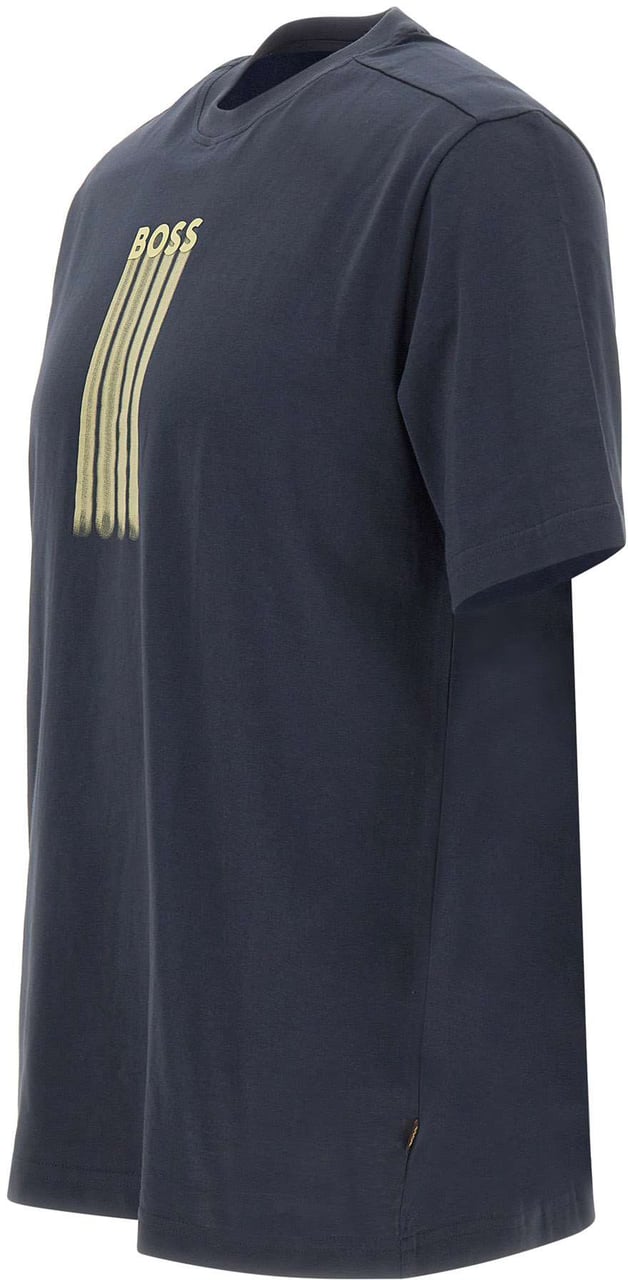 Boss T-Shirts And Polos Blue Blauw