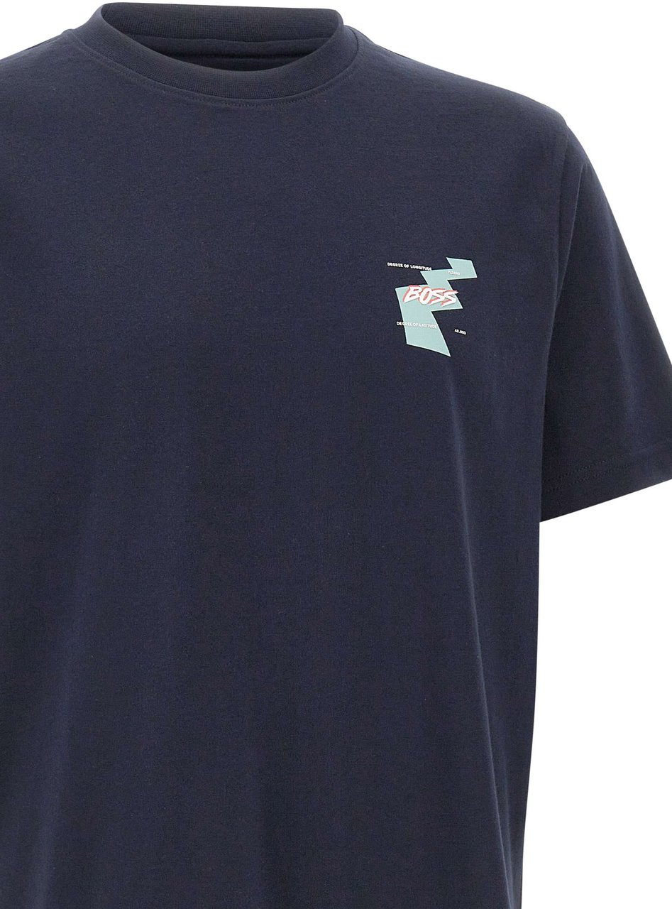 Boss T-Shirts And Polos Blue Navy