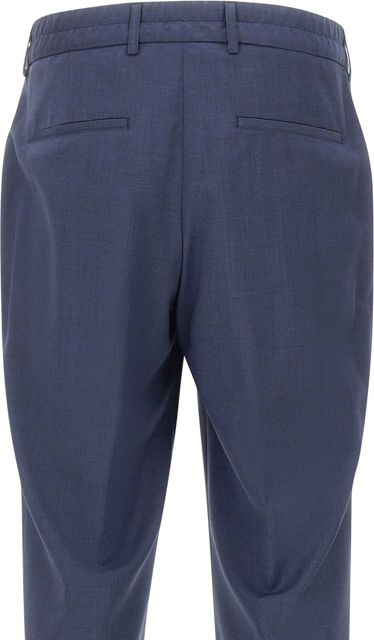 Boss Trousers Blue Blauw