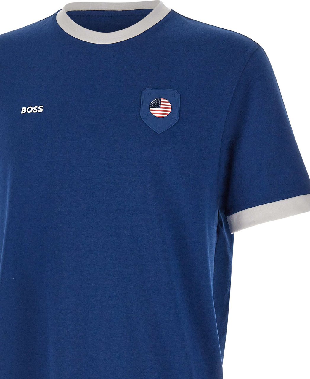 Boss T-Shirts And Polos Blue Blauw