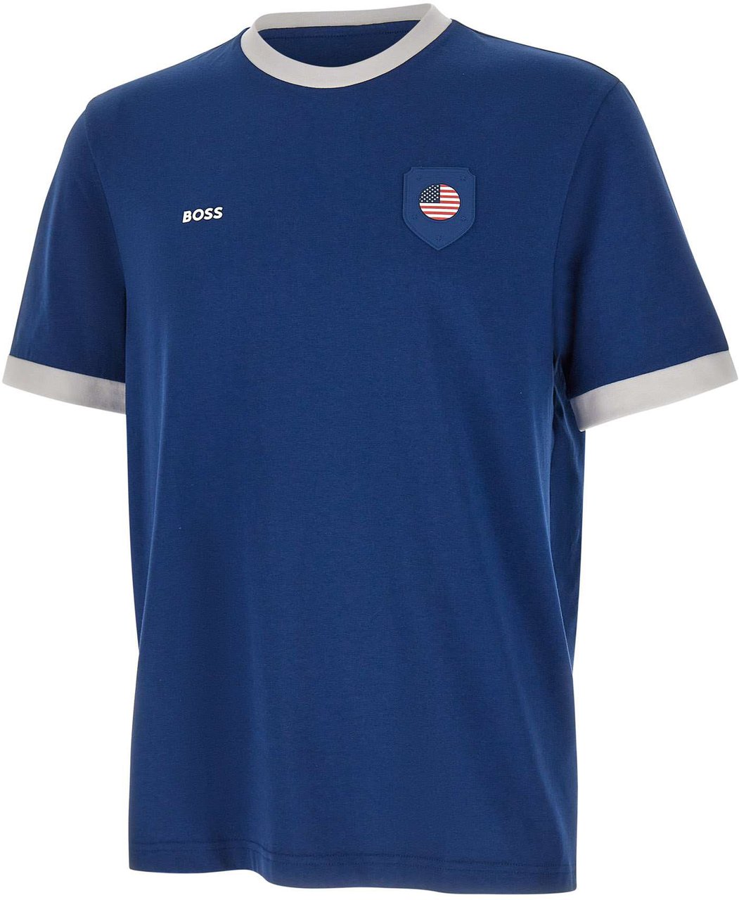 Boss T-Shirts And Polos Blue Blauw